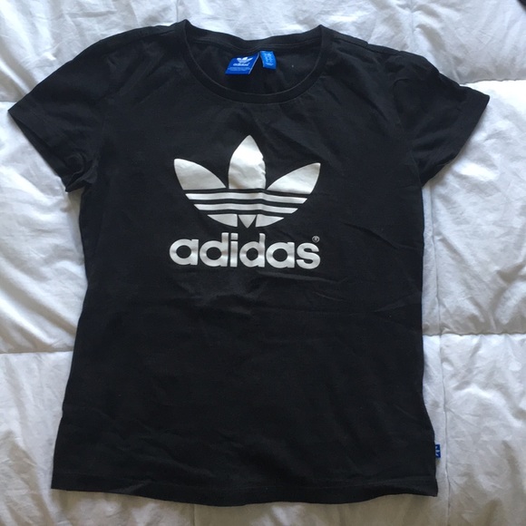 Women’s black adidas T-shirt. Size S. - Picture 1 of 3